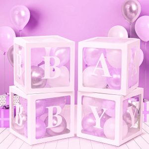 Dekorativne škatle za balone za baby shower za punčko