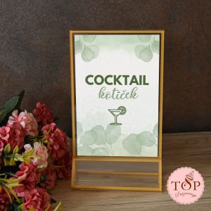 Napis za cocktail kotiček za popolno zabavo.