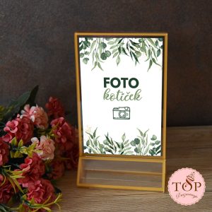 Izposoja zlatega napisa za foto kotiček na praznovanju.
