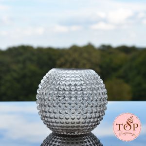 izposoja okrogle biserne vaze primerne za elegantno poročno dekoracijo miz