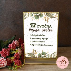 Izposoja napisa: Navodila za uporabo zvočne knjige gostov na poroki ali praznovanju.