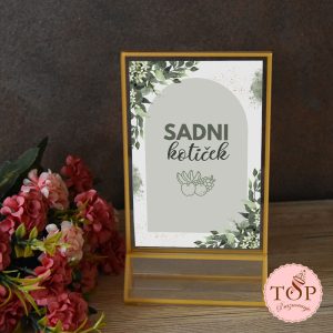 Izposoja dekoracije za sadni kotiček za poroke, rojstne dneve in druge dogodke